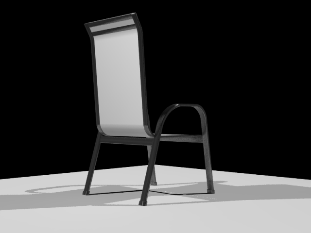 garden chair Modelo 3D .c4d .max .obj .3ds .fbx .stl .blend 