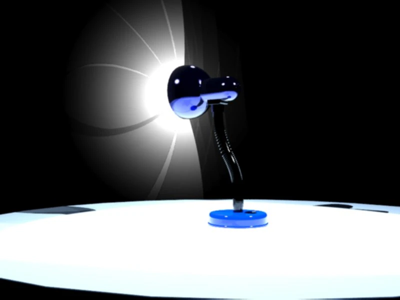 lumin&aacute;ria de mesa Modelo 3D .c4d .max .obj .3ds .fbx .stl .blend 