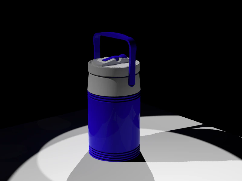 water thermos 3D Model .c4d .max .obj .3ds .fbx .stl .blend 