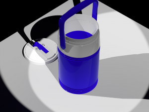 water thermos 3D 모델