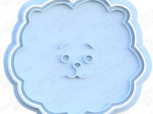 conjunto de cortador de biscoitos bt21 com 8 Modelo de Impressão 3D