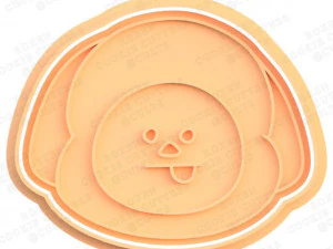 conjunto de cortador de biscoitos bt21 com 8 Modelo de Impressão 3D