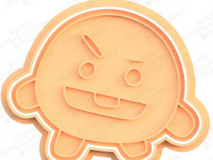 bt21 cookie cutter set of 8 3D 프린트 모델