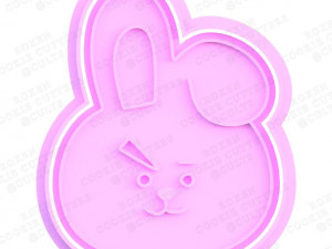 bt21 cookie cutter set of 8 3D 프린트 모델