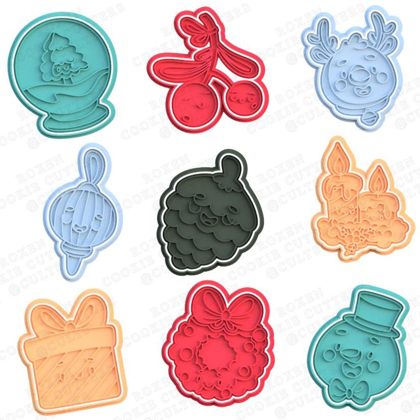 STL file All high detailed cookie cutter sets (+150 cookie cutters