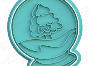 christmas elements cookie cutter set of 9 3D 프린트 모델