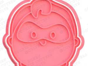 conjunto de cortador de biscoitos disney tsum tsum de desenhos animados com 34 Modelo de Impressão 3D