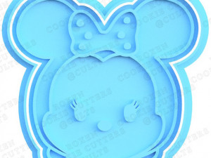 cartoons disney tsum tsum cookie cutter set of 34 3D 프린트 모델