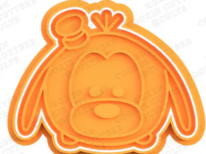 conjunto de cortador de biscoitos disney tsum tsum de desenhos animados com 34 Modelo de Impressão 3D