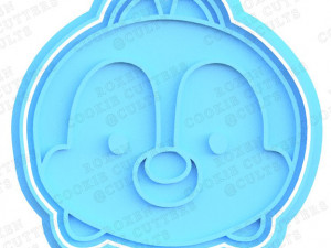 cartoons disney tsum tsum cookie cutter set of 34 3D 프린트 모델