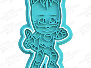 pj masks hero cookie cutter set of 3 Modelo de Impressão 3D
