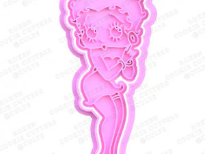 betty boop cookie cutter set of 5 3D Print Model