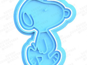 snoopy cookie cutters set of 12 3Dプリントモデル