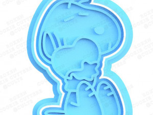 snoopy cookie cutters set of 12 3Dプリントモデル