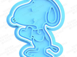 snoopy cookie cutters set of 12 3Dプリントモデル