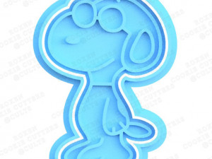 snoopy cookie cutters set of 12 3Dプリントモデル