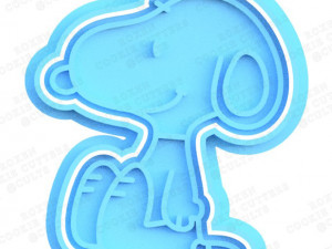 snoopy cookie cutters set of 12 3Dプリントモデル