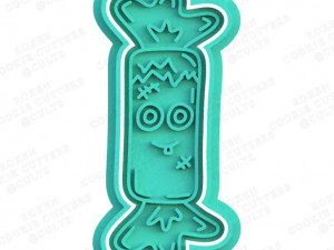 halloween candy cookie cutter set of 8 3Dプリントモデル