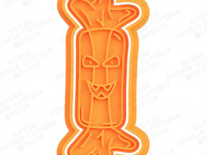 halloween candy cookie cutter set of 8 3Dプリントモデル