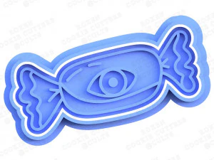 halloween candy cookie cutter set of 7 3D Print Model