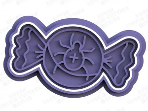 halloween candy cookie cutter set of 7 3D Print Model