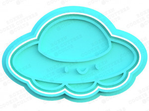 space cookie cutter set of 8 3D प्रिंट मॉडल