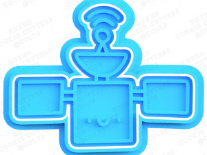 space cookie cutter set of 8 3D प्रिंट मॉडल