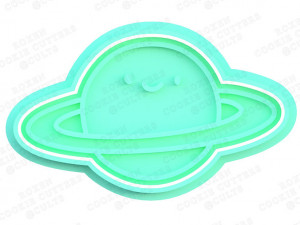 space cookie cutter set of 8 3D प्रिंट मॉडल