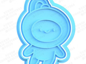 space cookie cutter set of 8 3D प्रिंट मॉडल