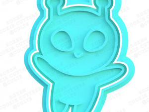 space cookie cutter set of 8 3D प्रिंट मॉडल