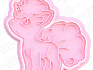 pokemon cookie cutter set of 4 3D Print Model