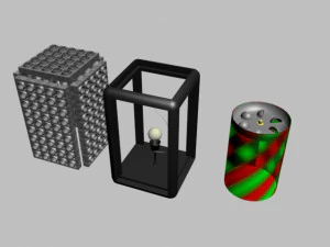 table lamp spektr cccp 3D Model