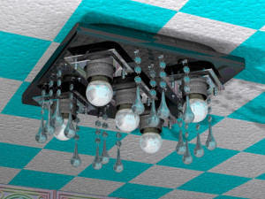 chandelier 3D 模型