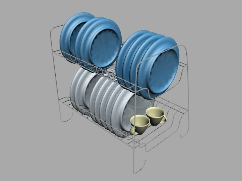 plate stand 3D Model .c4d .max .obj .3ds .fbx .stl .blend 