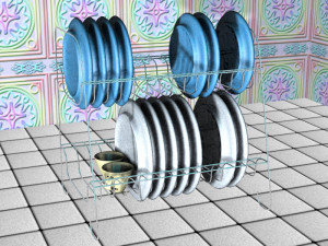 plate stand 3D Model
