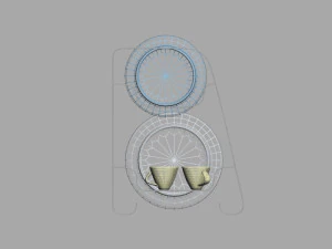 plate stand 3D Model