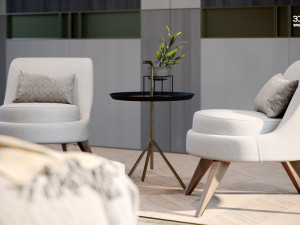 corona for cinema4d scene files - luxury bedroom apartment 3D 모델