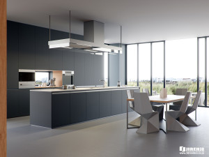 corona for cinema4d scene files - modern kitchen scene 3D-Modell
