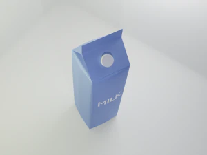 milk carton 3D Model