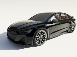 audi rs7 c8 Model 3D