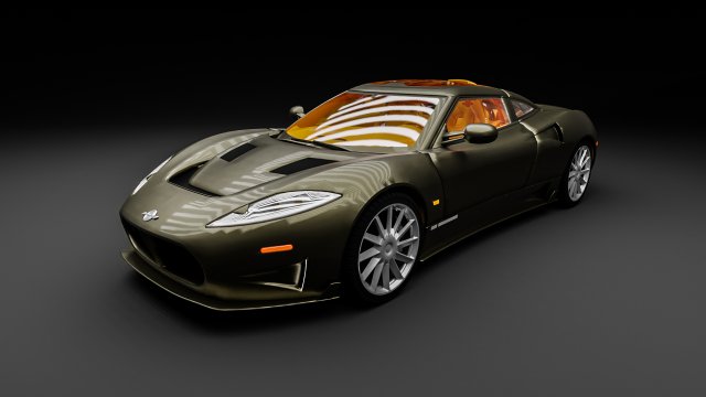spyker c8 preliator 3D Model .c4d .max .obj .3ds .fbx .stl .blend 