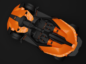 ktm x-bow r 3D Model