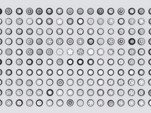 collection of 100 premium lowpoly tires low-poly Modelo 3D