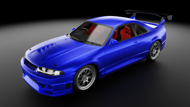 nissan r33 400r 3D 모델 .c4d .max .obj .3ds .fbx .stl .blend 