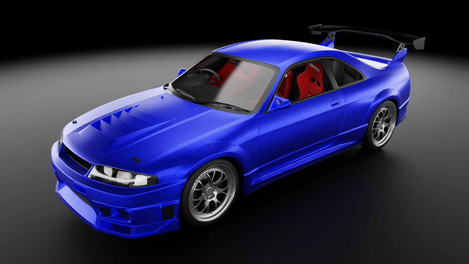 nissan r33 400r 3D Model .c4d .max .obj .3ds .fbx .stl .blend 