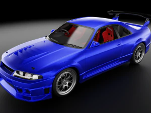 nissan r33 400r 3D Model