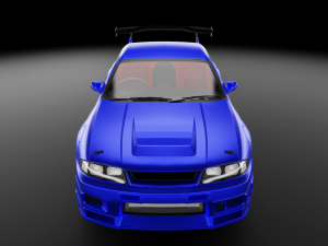 nissan r33 400r 3D 모델