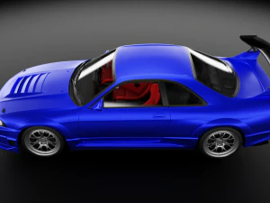 nissan r33 400r 3D Model