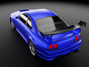 nissan r33 400r 3D 모델