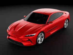 Italdesign Davinci Asfalto 9 Modello 3D